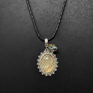 Nahimana´s moon Skull Lederband